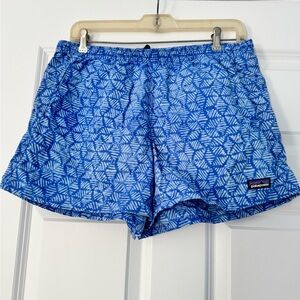 Patagonia Women’s Blue Geometric Print swim Shorts